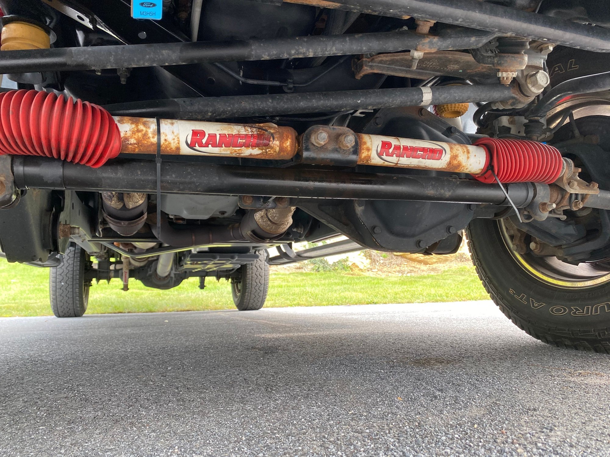 Possible leak near steering stabilizer F350 Ford Truck Enthusiasts Forums