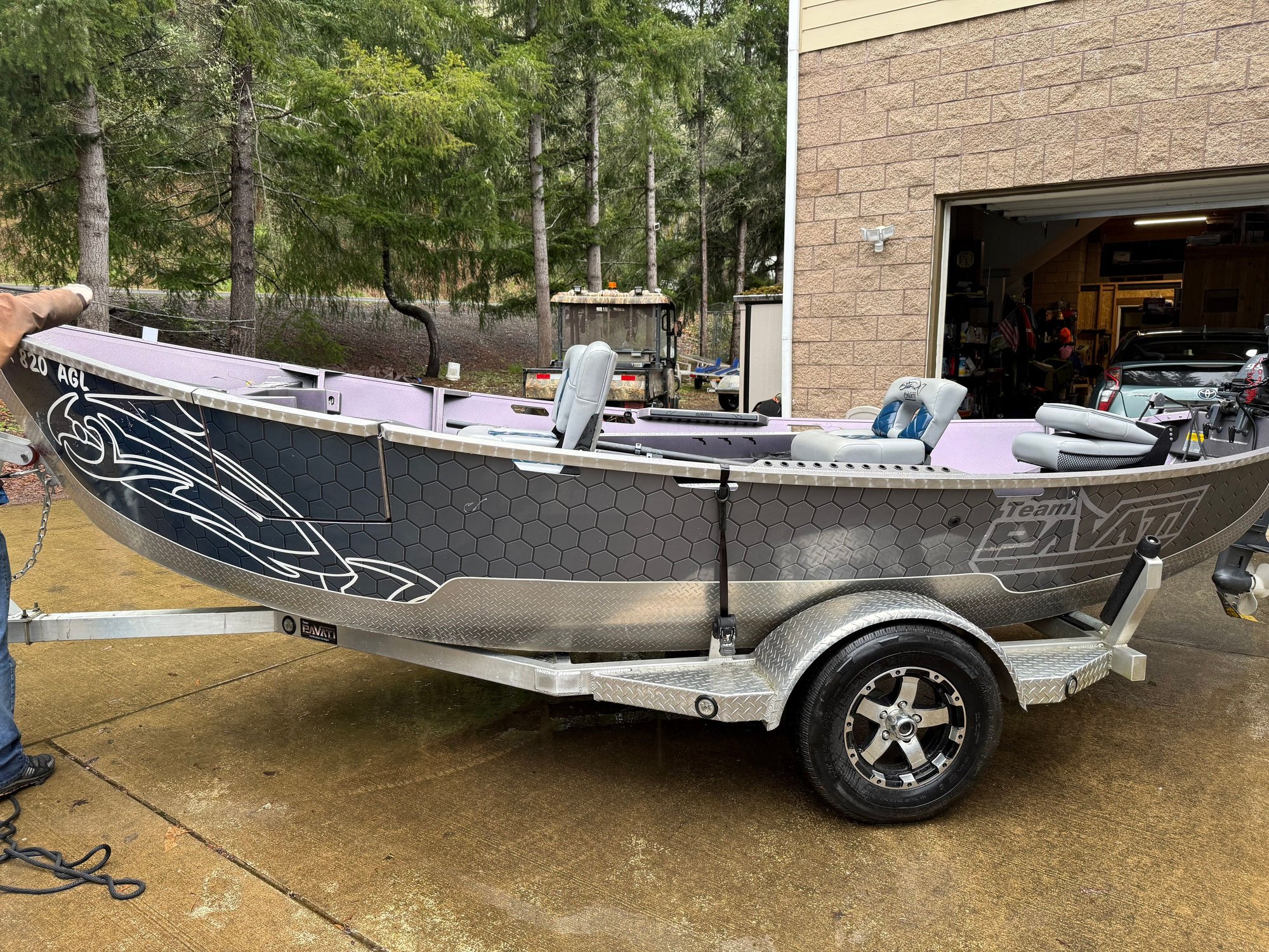 2018 Pavati drift boat 