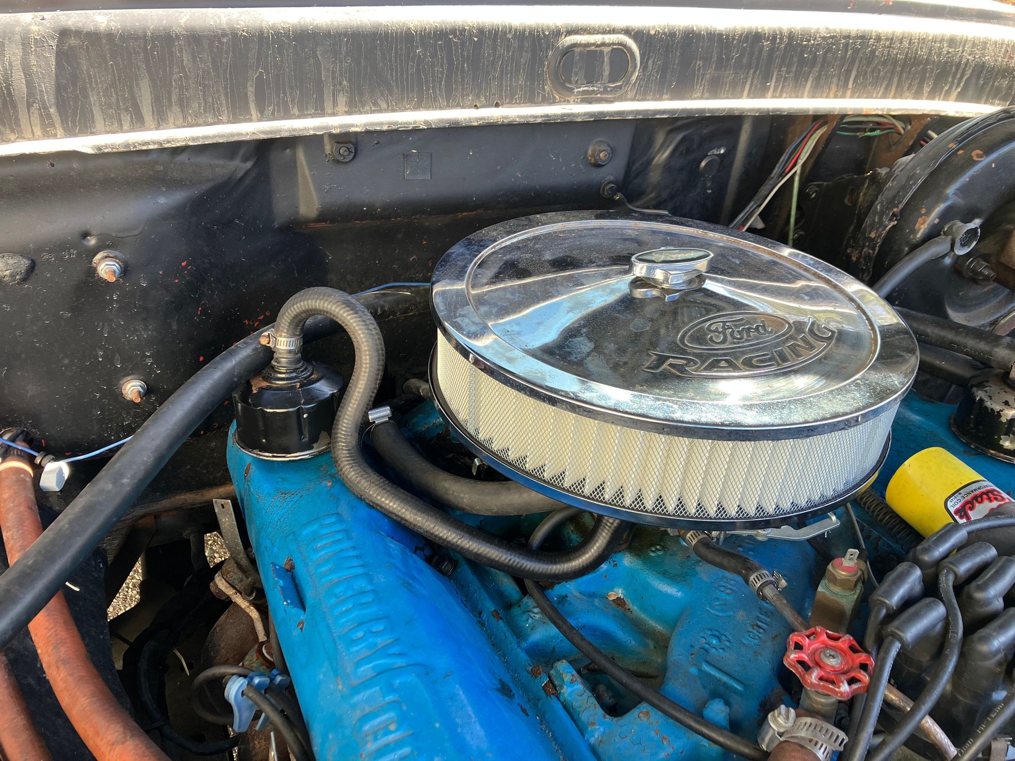 As received: oil breathers and hoses