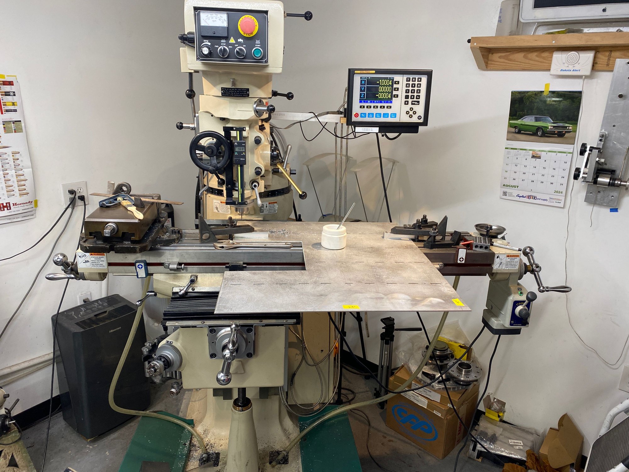 Machining Al panels for baffled fuel tank