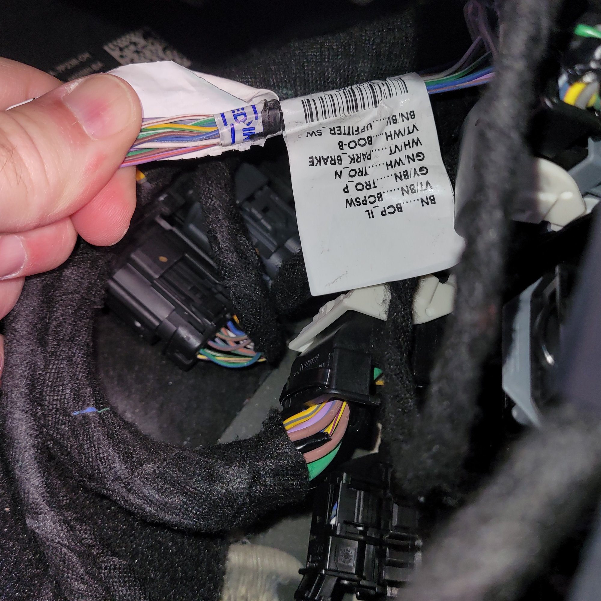 2024 Super Duty Upfitter interior pass through wires -FOUND - Ford