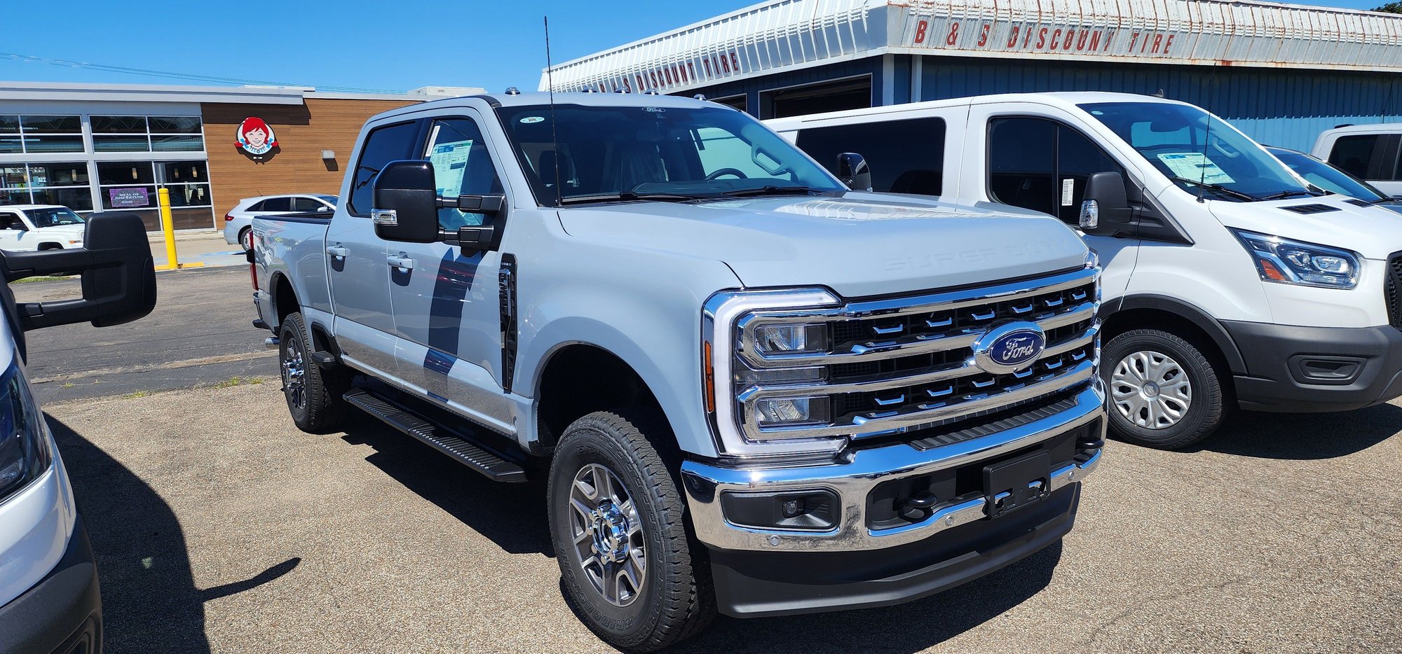 Glacier gray f 350 srw crew
