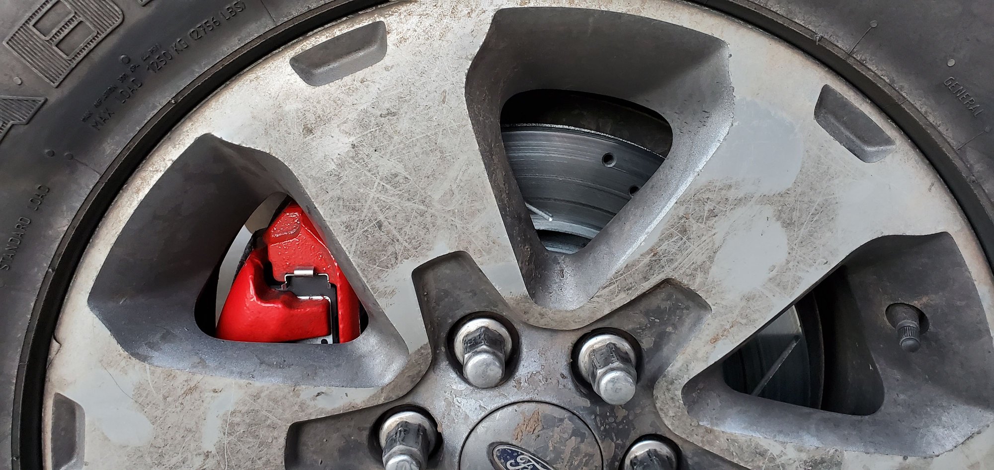 2011 F150 FX4 Econoost - Front Driver Brake and Rotor Wear - Ford Truck