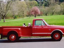 Ultra rare 1967 C30 one ton with 9' bed and Custom Cab