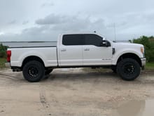 Carli 2.5” commuter with add a leafs 
20x9 Methods on 37” Toyo MT’s 
