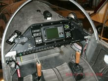 The interior of one of my 200 MPH toys.  Built from plans and sheets of aluminum completed in 2003