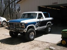 84 Bronco that I restored and painted myself.