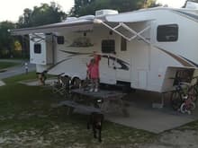 First campsite, KOA Valdosta, GA.