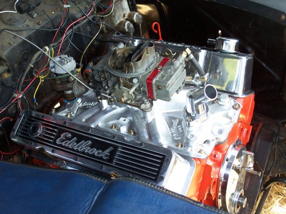 Oh crap change the oil an ran it for a few minutes looking for any oil leaks. I added some slick 50 it sounded good then parked it 3 days later I started it an spun a rod bearing. So it's been in a shop awaiting a rebuilding it.. 6/13/18 Also there putting in a Vega steering box with a tilt column