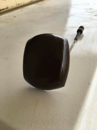 Antenna painted brown