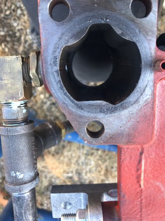 Corrosion on the water inlet