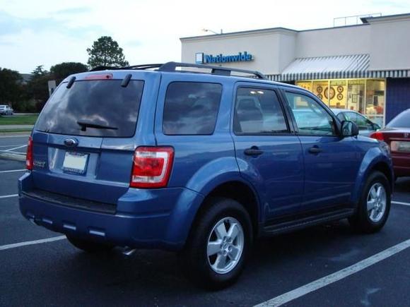 Nice rear view.  First day I bought it.  September 27, 2008
