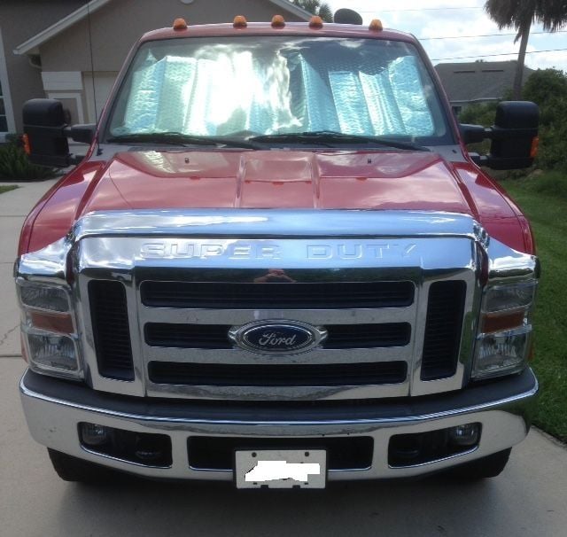 2008 Ford F-350 Super Duty - 2008 Ford F-350 Lariat Supercab 4X4 Diesel - Used - VIN 1FTWX31R88EA48087 - 111,000 Miles - 8 cyl - 4WD - Automatic - Truck - Red - Port Saint Lucie, FL 34986, United States
