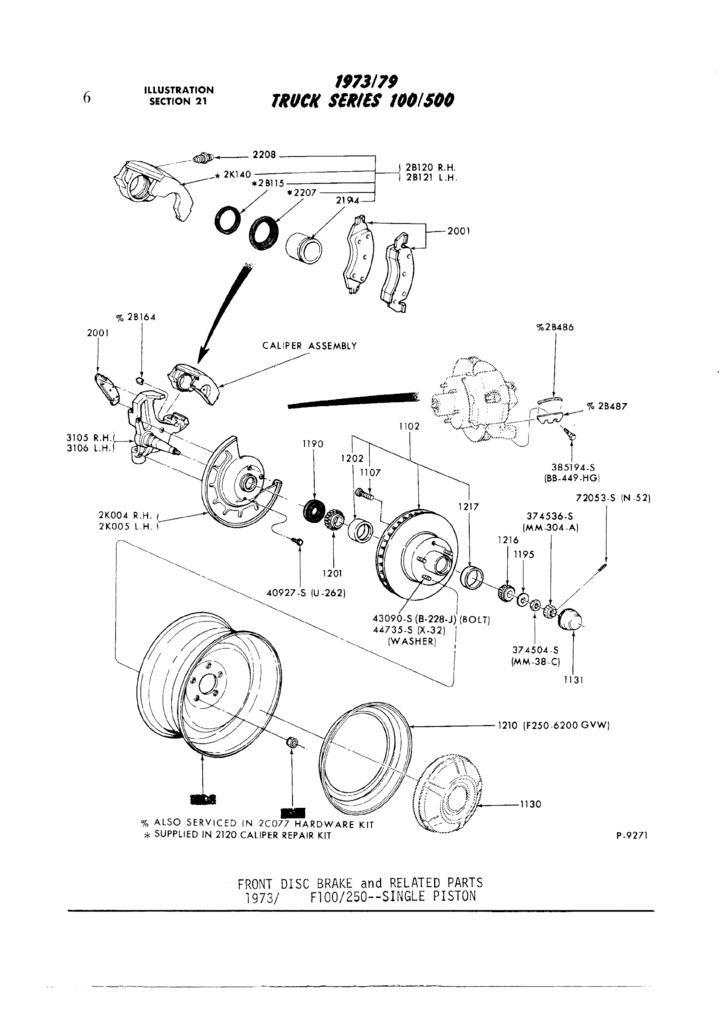 Disc Brake Caliper Key - Ford Truck Enthusiasts Forums