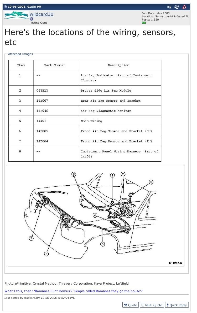 Air Bag, disabling Page 3 Ford Truck Enthusiasts Forums