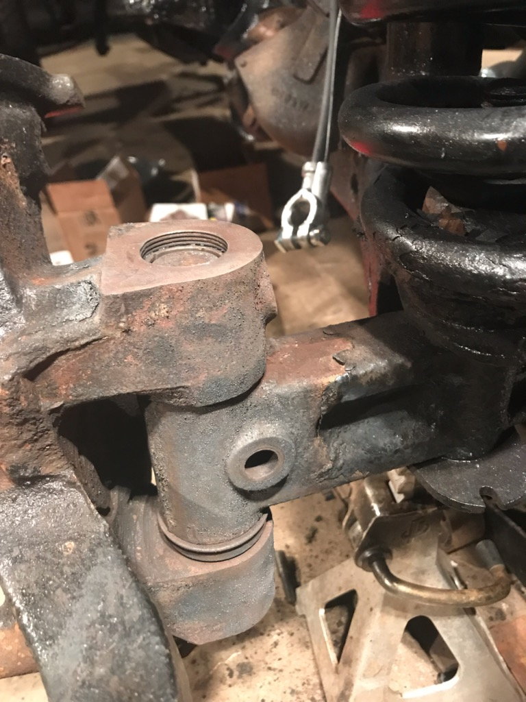 51 ford f1 replacing king pins
