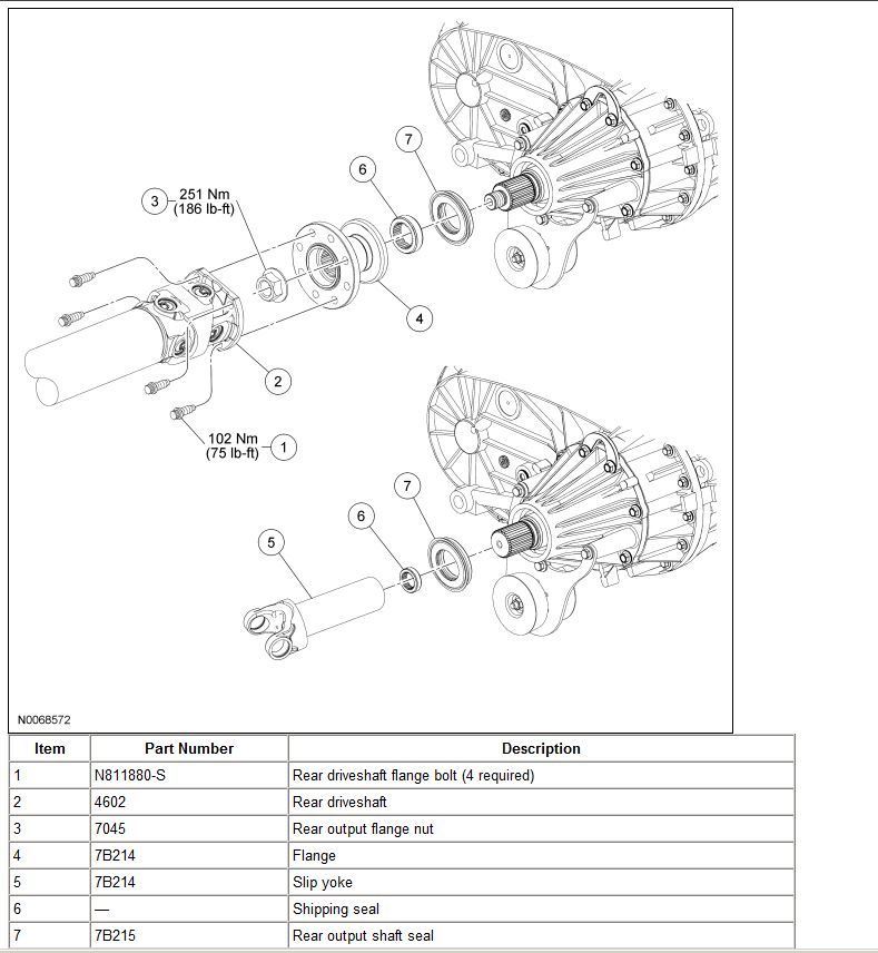How To Replace Rear Transfer Case Output Seal Ford Truck Enthusiasts Forums