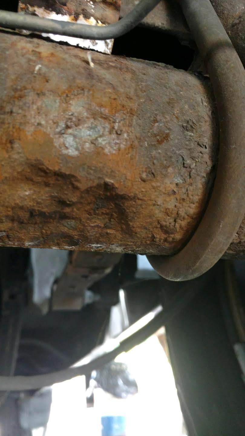 Rusted out rear axle Ford Truck Enthusiasts Forums