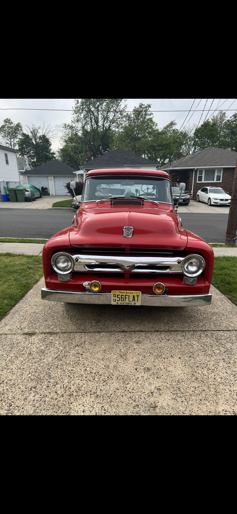 1956 Ford F-100 - 1956 Ford F100 Flatbed - Used - VIN F25V6R20082 - 8 cyl - 2WD - Manual - Truck - Red - South Amboy, NJ 08879, United States