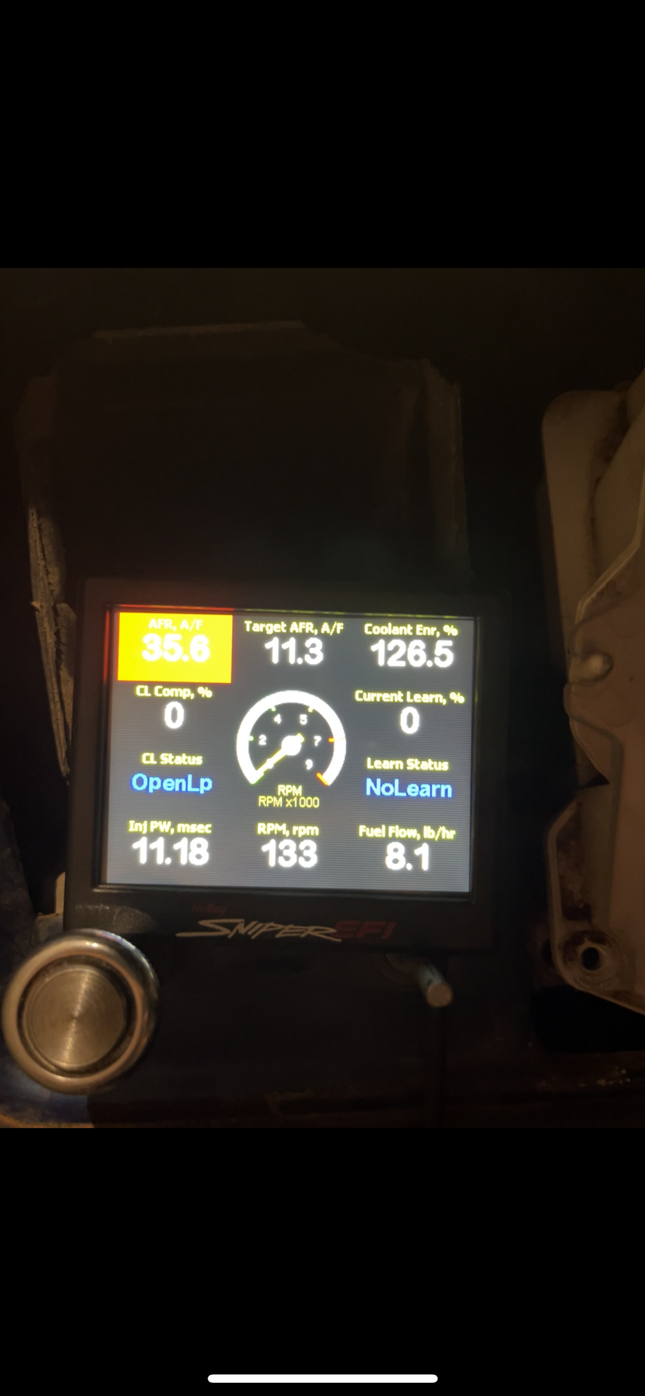 1979 f250 351m Holley sniper efi problems 35.6 AFR , Help Ford Truck