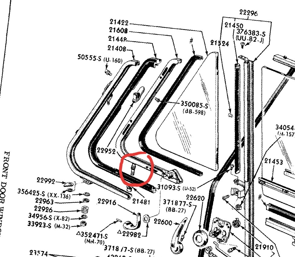 Ford Vent Window Parts