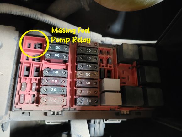 That's where the relay "should" be.