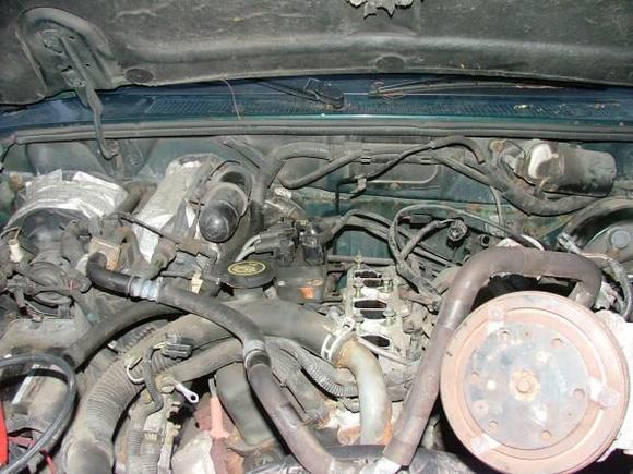The hoses, plastic, and tape are brittle, cracked, or just plain rotten.