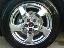 close up new brakes