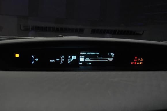 2010 Toyota Prius Information Panel