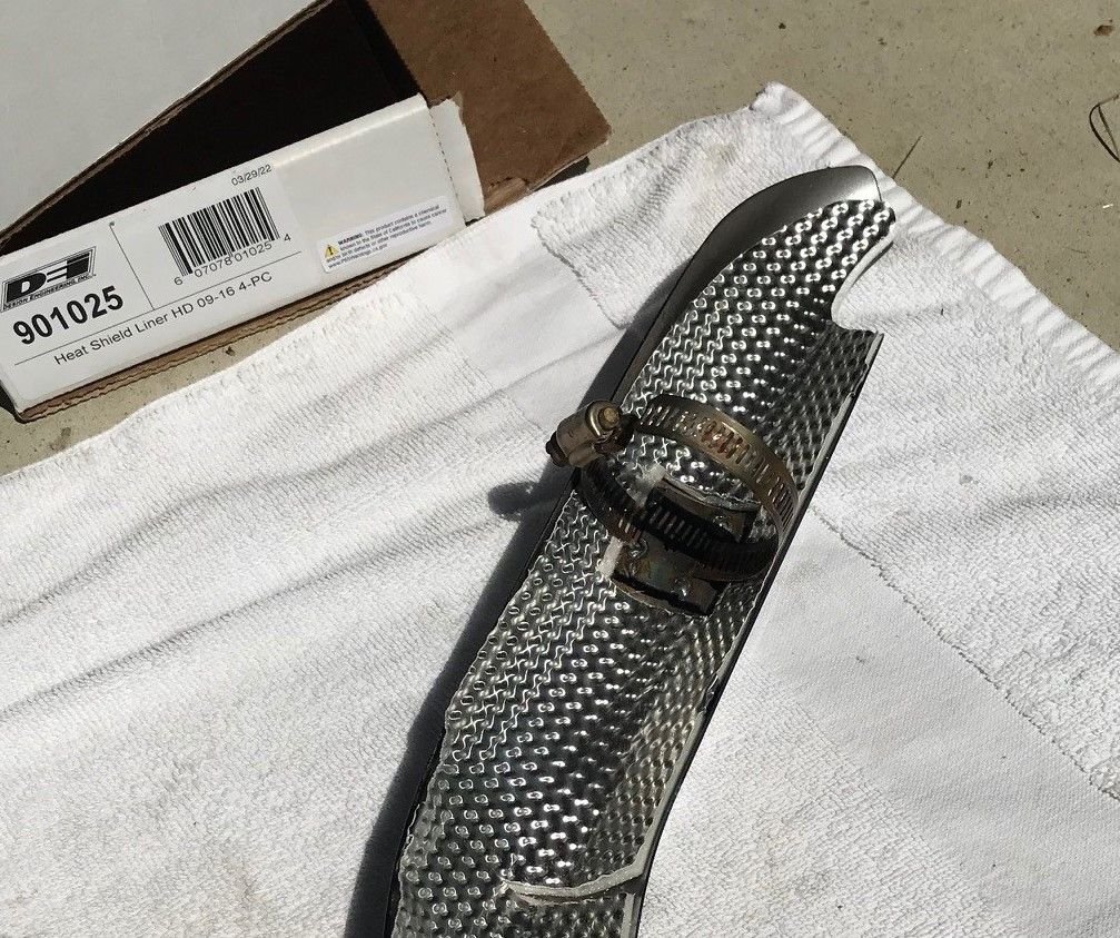 How does one fix a rusted out heat shield tab? Page 2 Harley