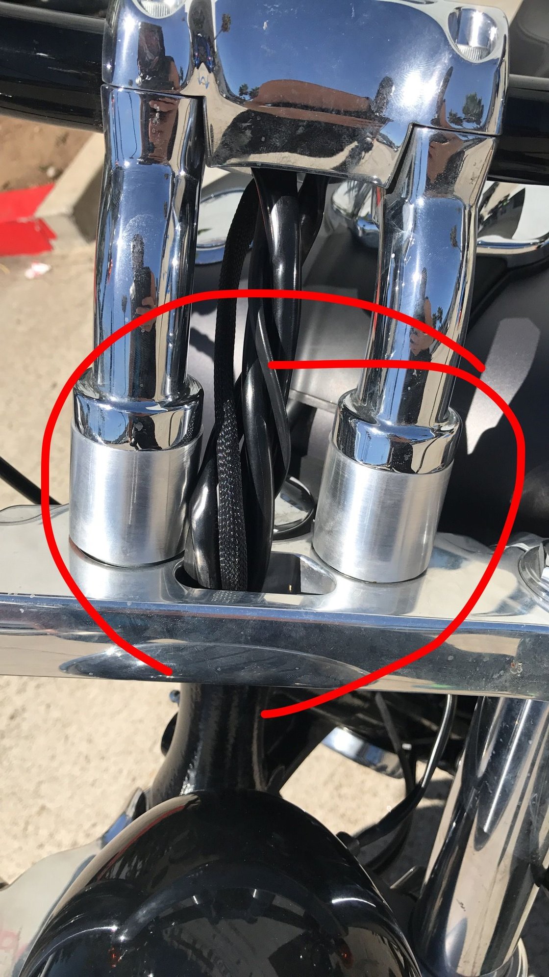 Aluminum Riser Extensions Harley Davidson Forums
