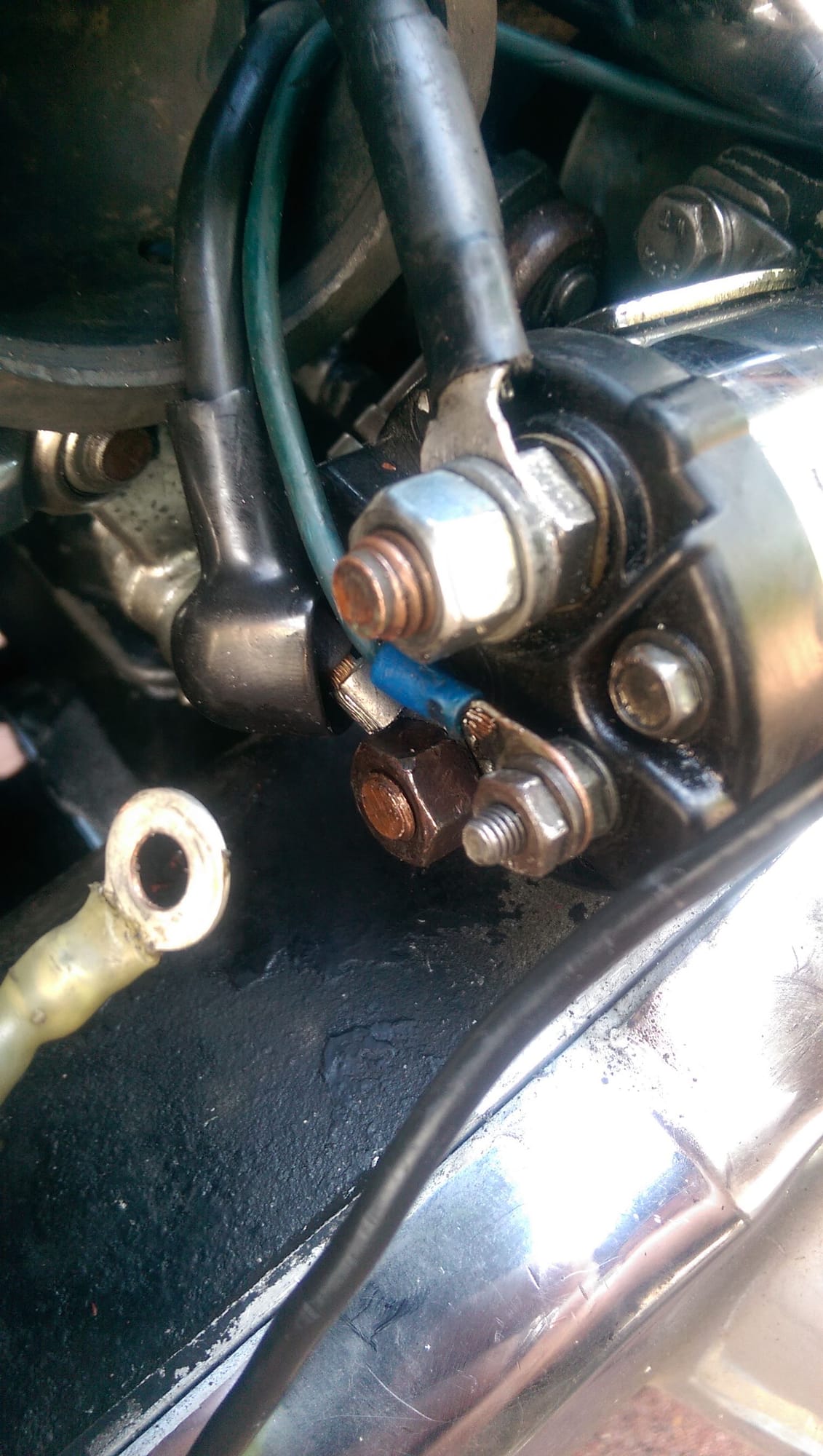 Shovelhead push start button wiring!!! - Harley Davidson ... 1988 harley softail wiring diagram 