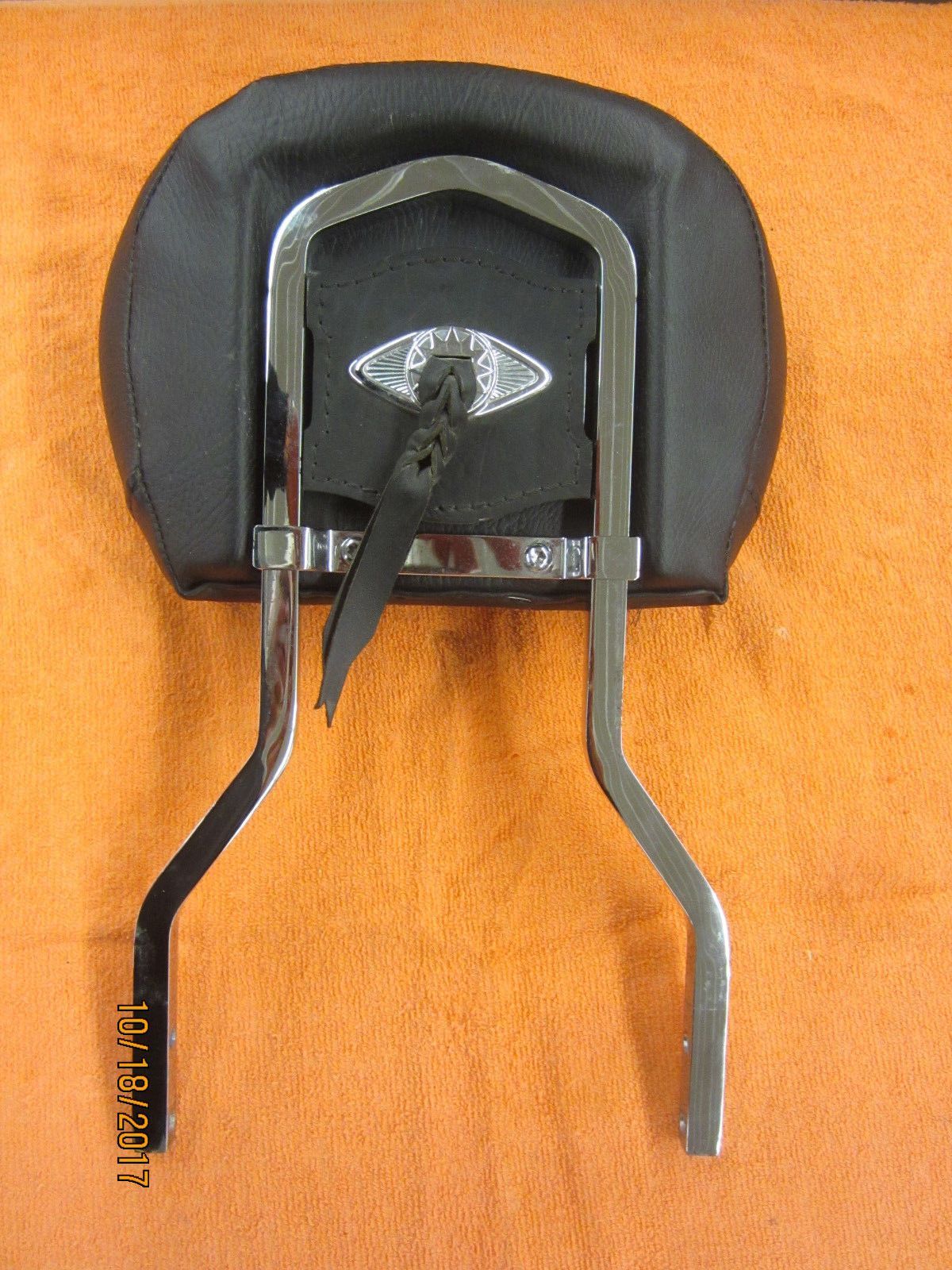 Heritage Softail Backrest Leather Concho Harley Davidson Forums