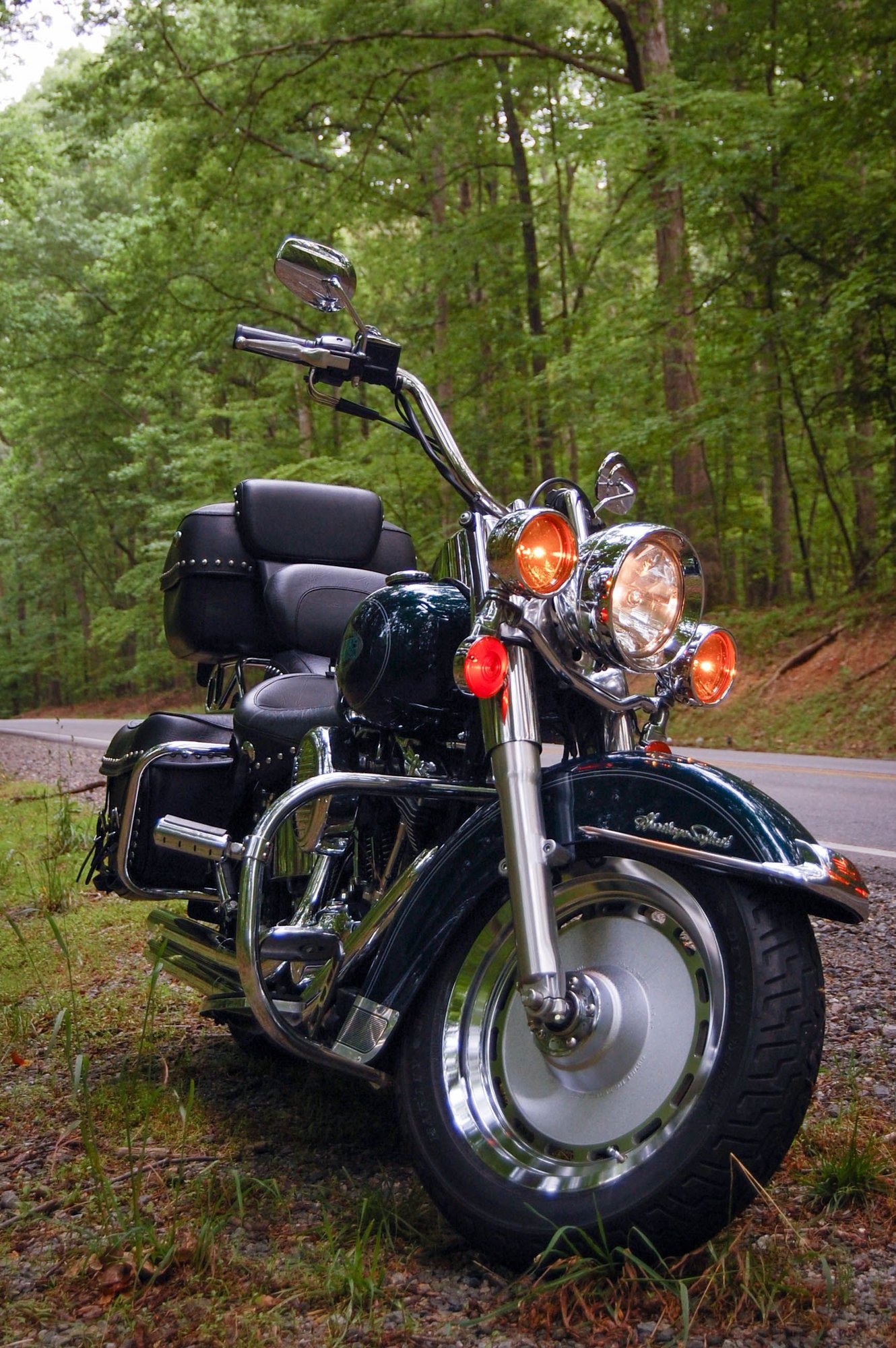 new saddlebags on older harley