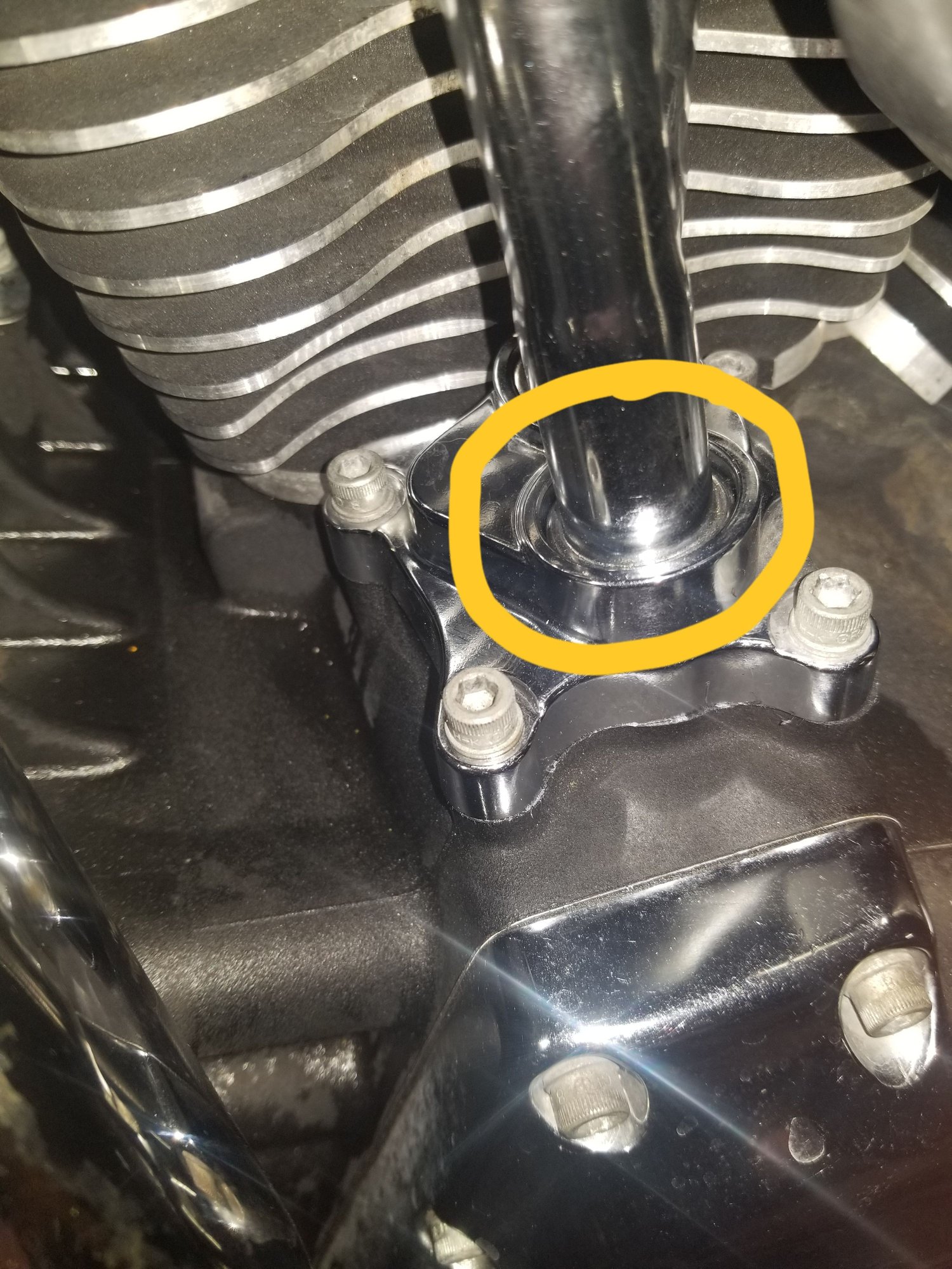 Oil leaking from pushrod tubes Harley Davidson Forums