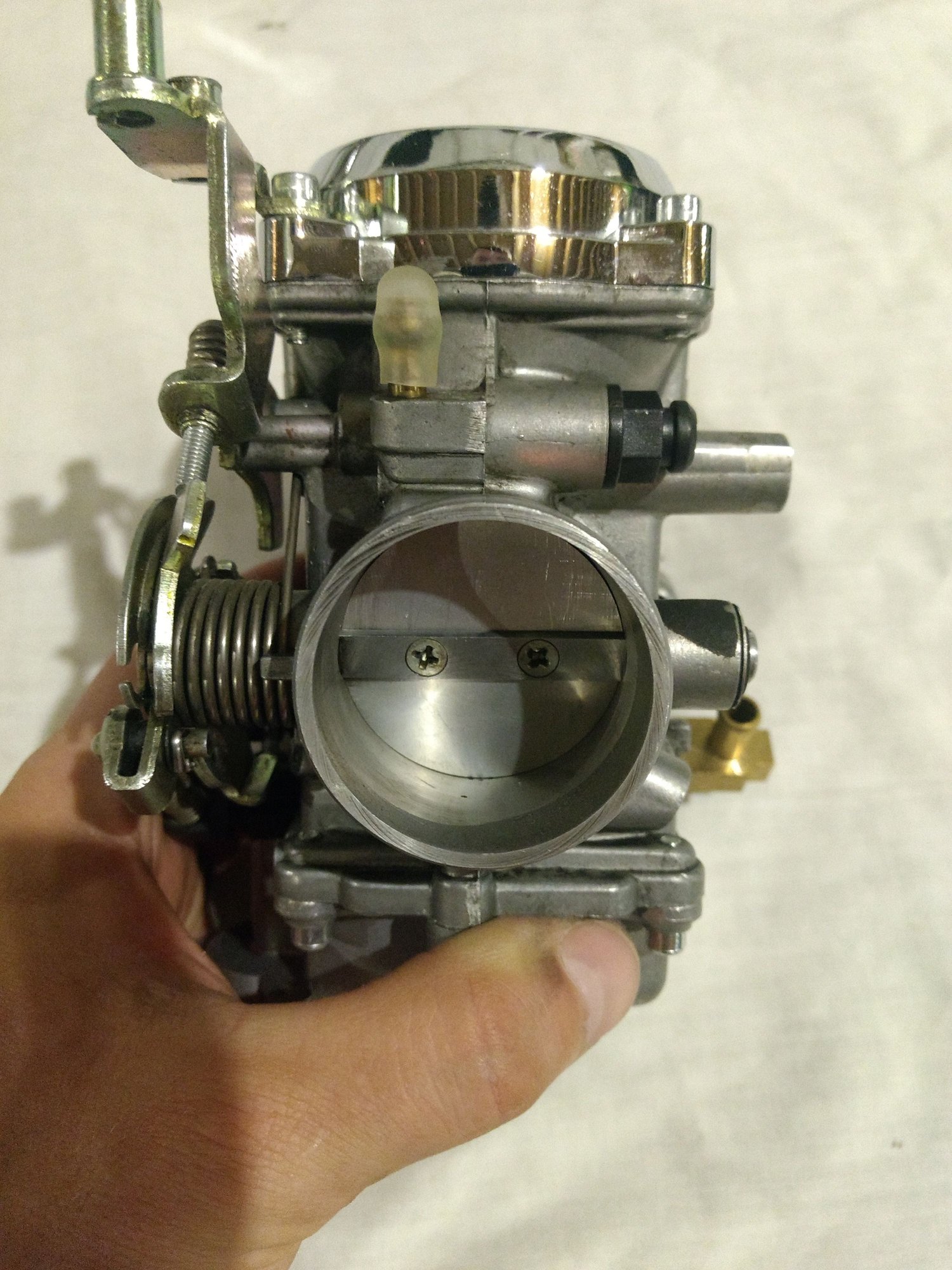 Keihin 40mm CV carb + performance air filter Harley Davidson Forums