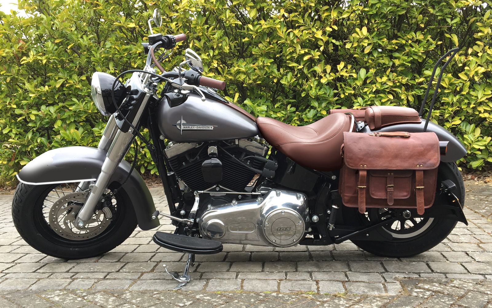 softail slim bags