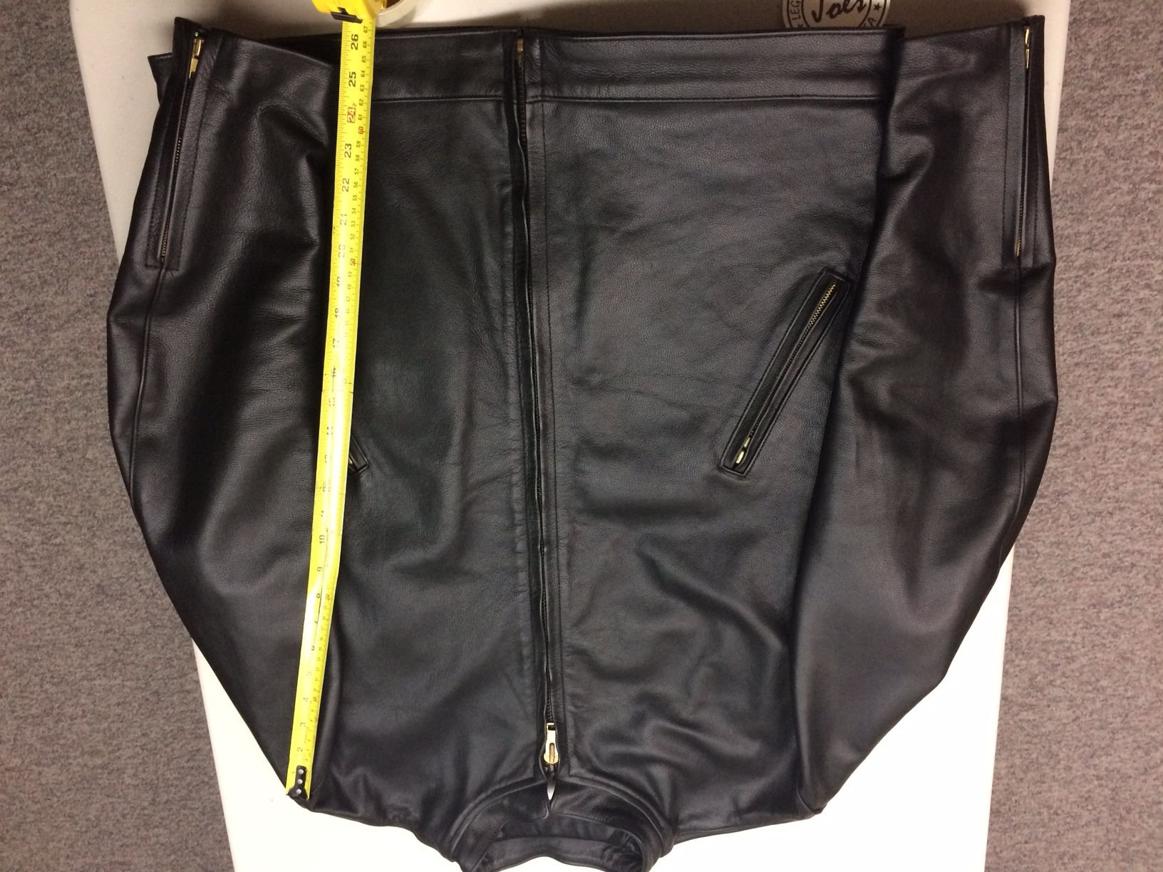 FS Lil Joe's leather jacket, denim vest, HAL vest combo Harley