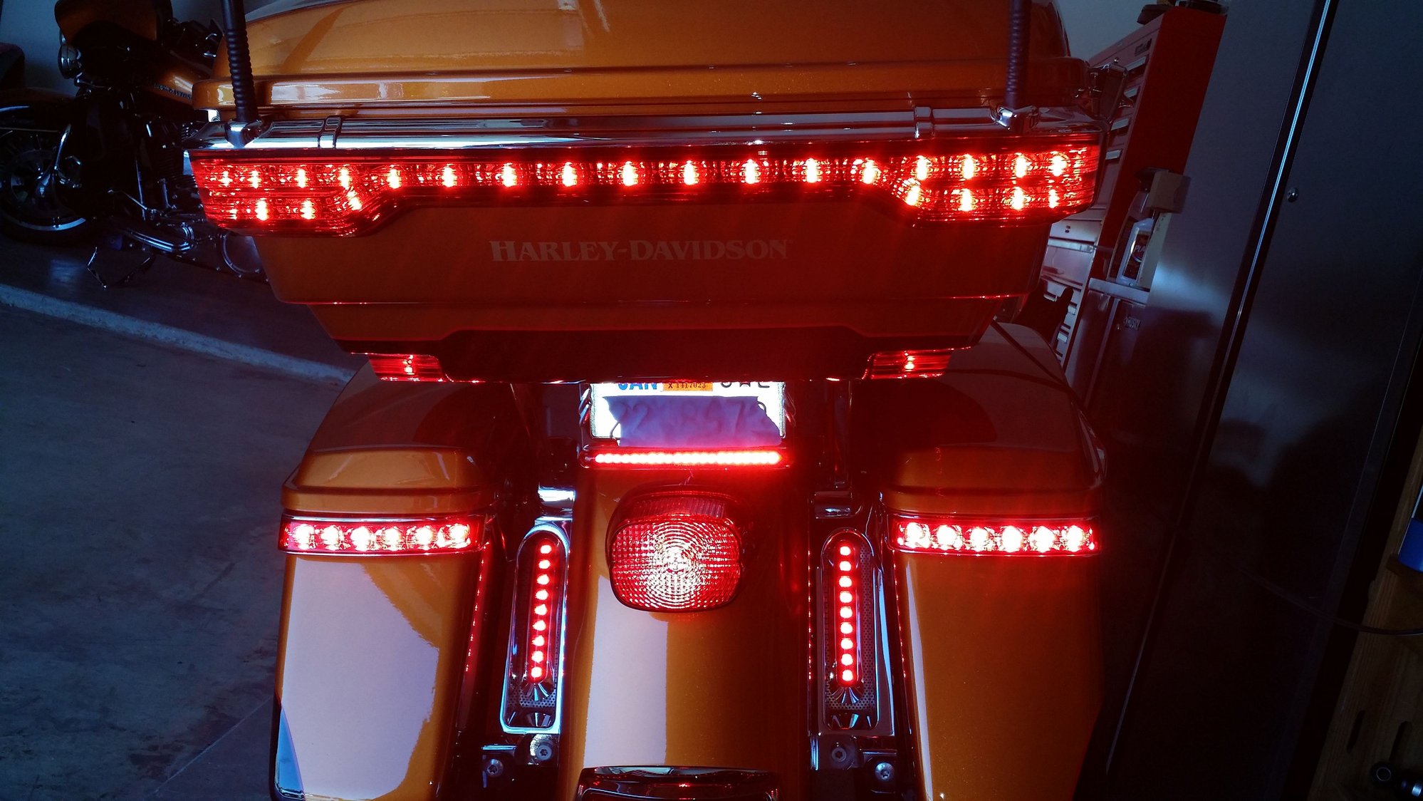Saddle bag lights Harley Davidson Forums