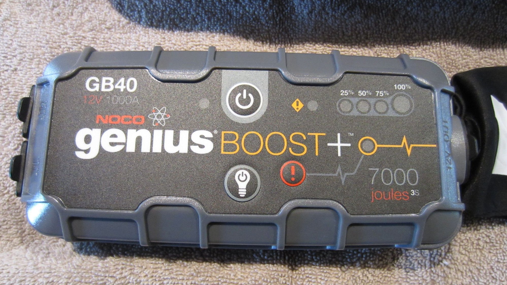 NOCO Genius Boost Plus GB40 Jump Starter with Slim Case Harley