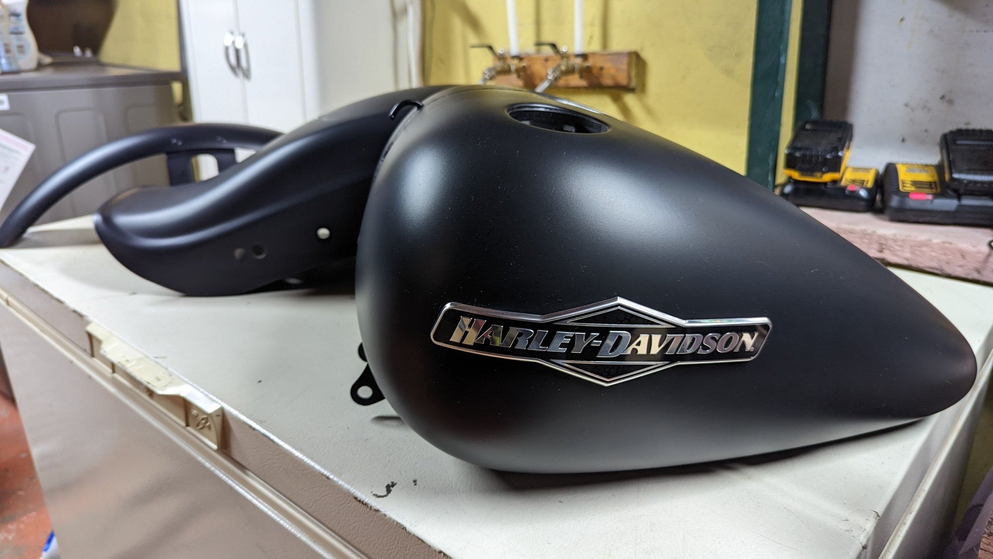 2009 Black Denim Tin Set Harley Davidson Forums