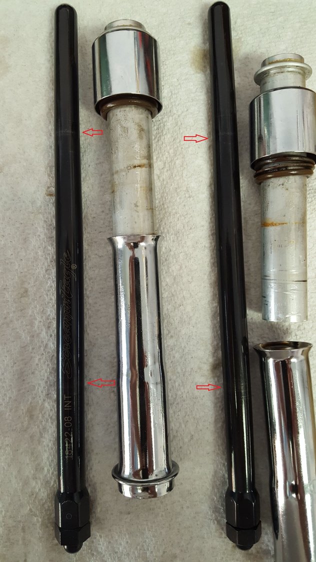 SE Pushrods rub marks? Harley Davidson Forums