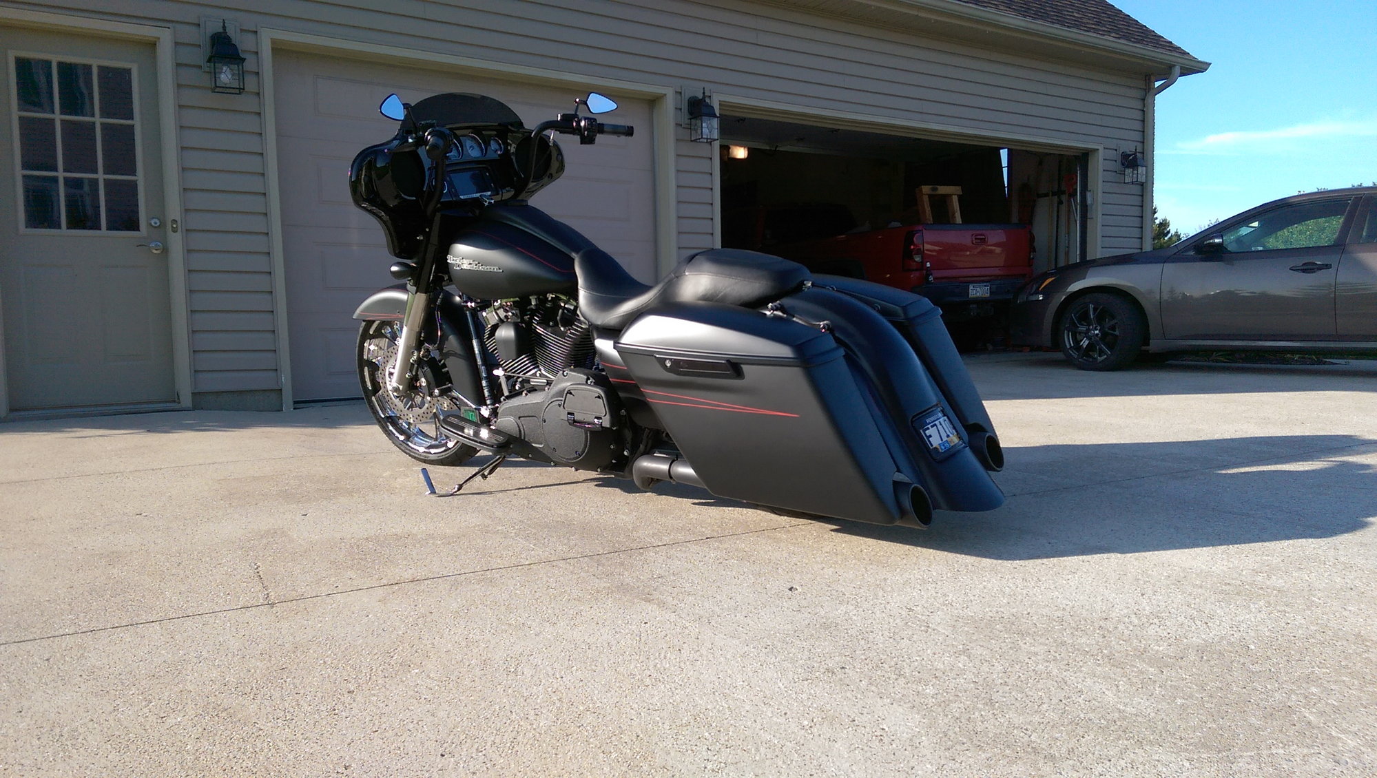 2014 harley davidson street glide stretched bags