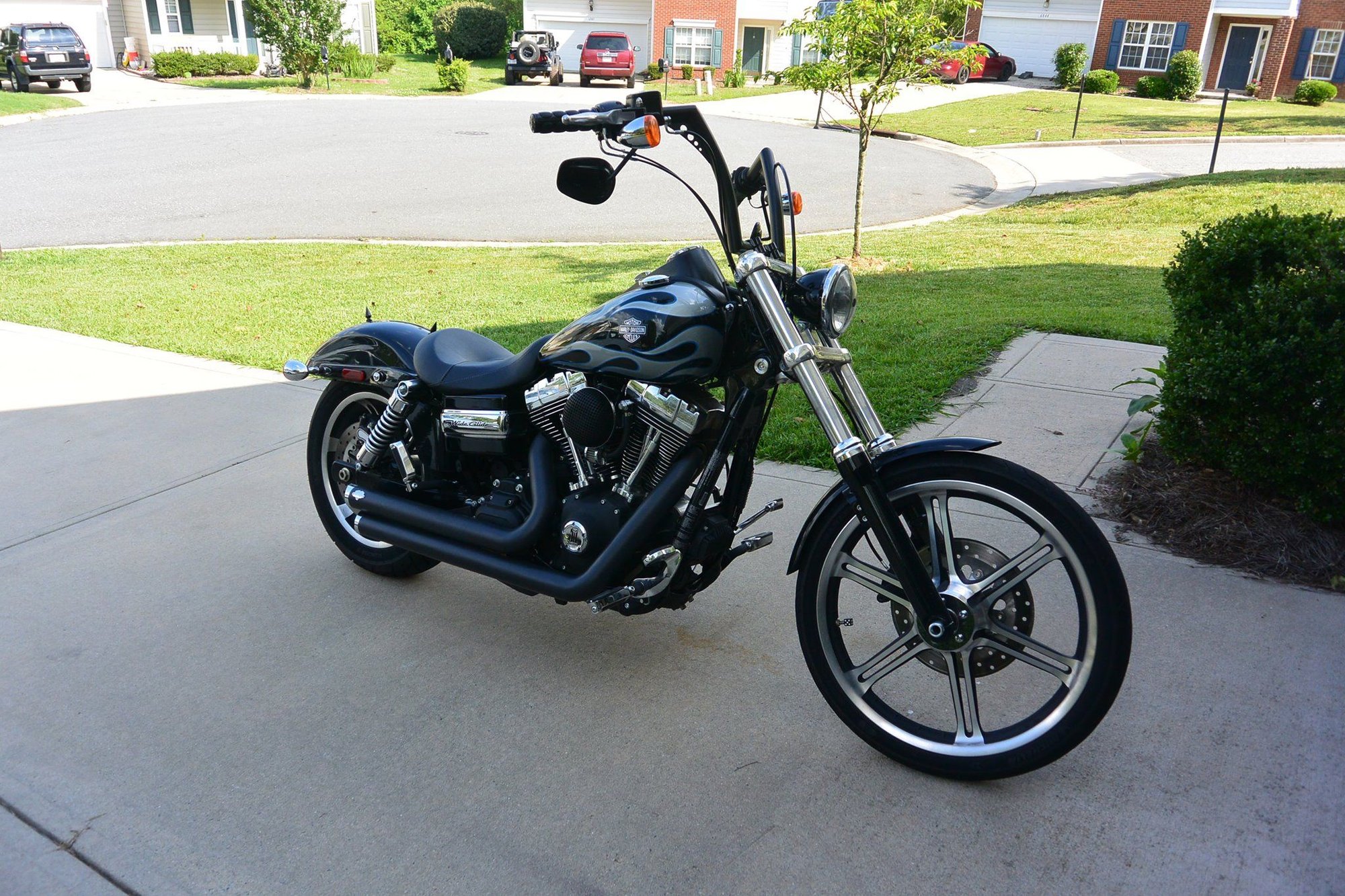 Wide Gliders...Let's See Those Apes! Page 2 Harley Davidson Forums