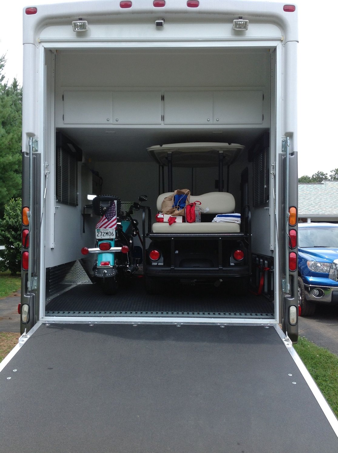 loading your bagger in a toy hauler? Page 2 Harley Davidson Forums