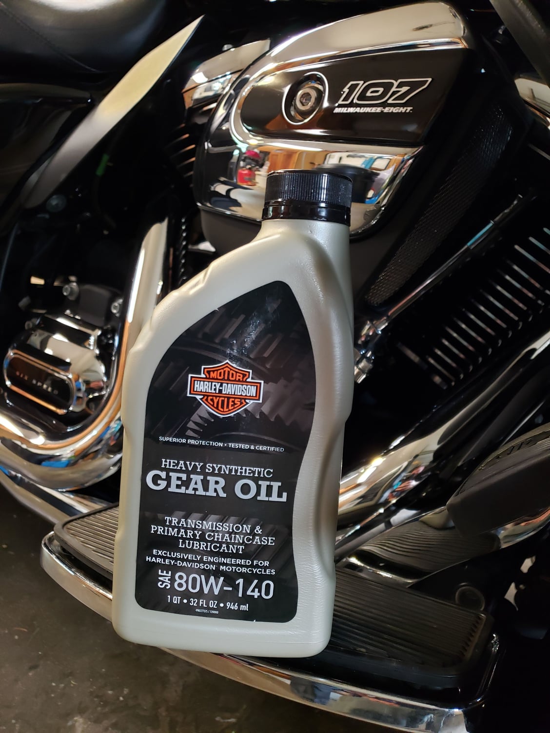 what oil goes in a harley transmission