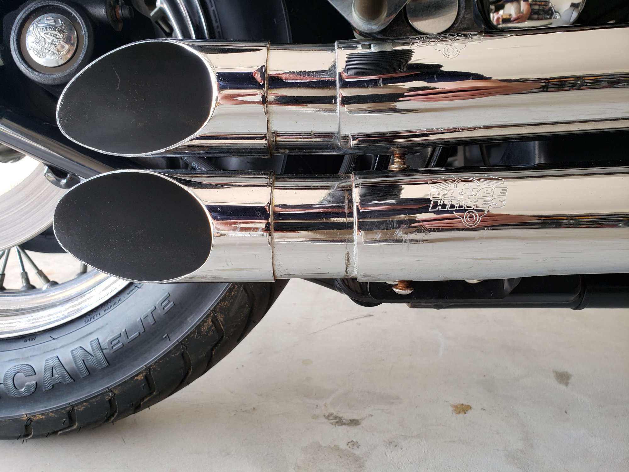 Vance & Hines Baffle Removal/Change on Softail Harley Davidson Forums