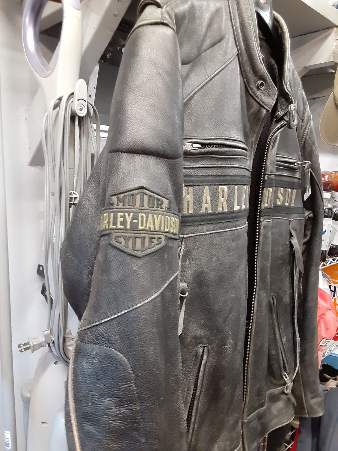 HD distressed look Leather Jacket Harley Davidson Forums