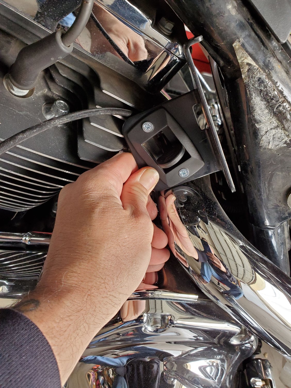 Adjustable backrest install Harley Davidson Forums