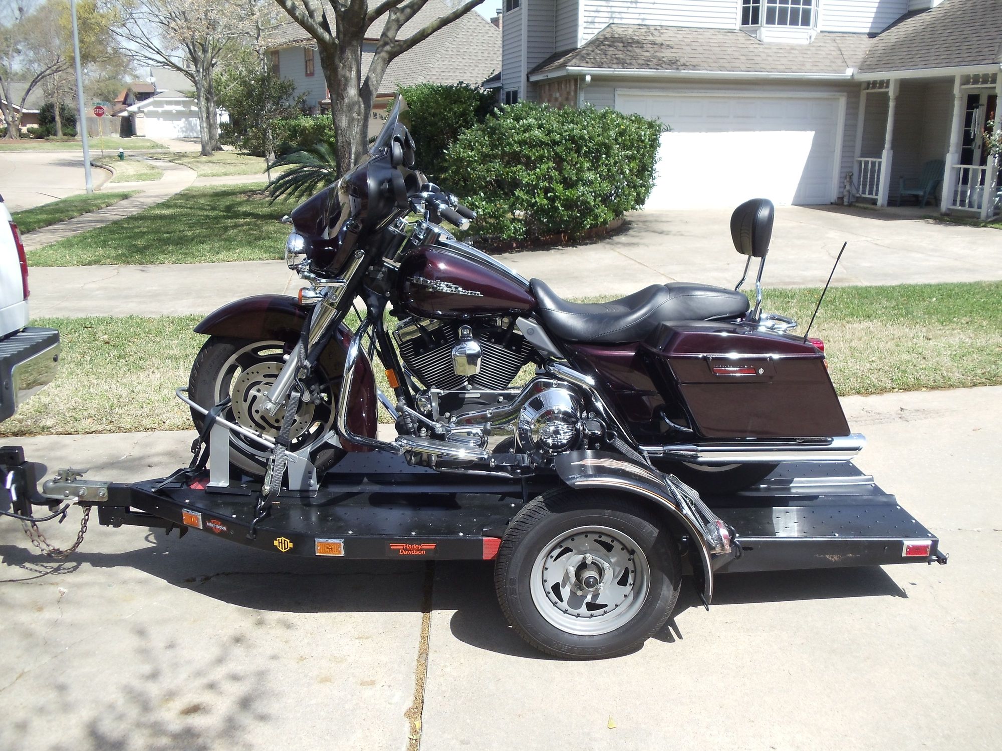 Tying down in a trailer Page 2 Harley Davidson Forums